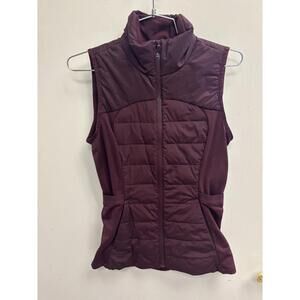 Lululemon Women's Wine Puff Vest Size 4